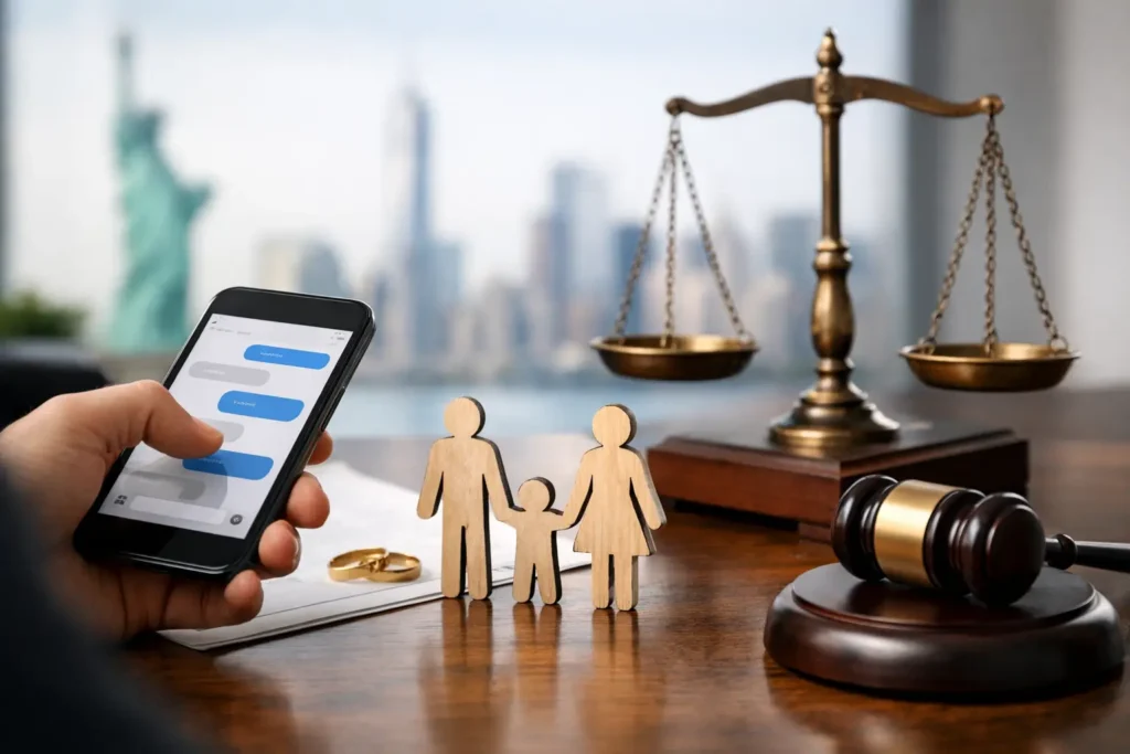 Can Text Messages Help Custody in New York?
