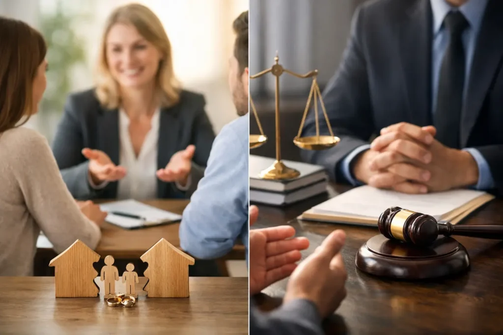 Divorce Mediation vs Lawyer - How to Decide