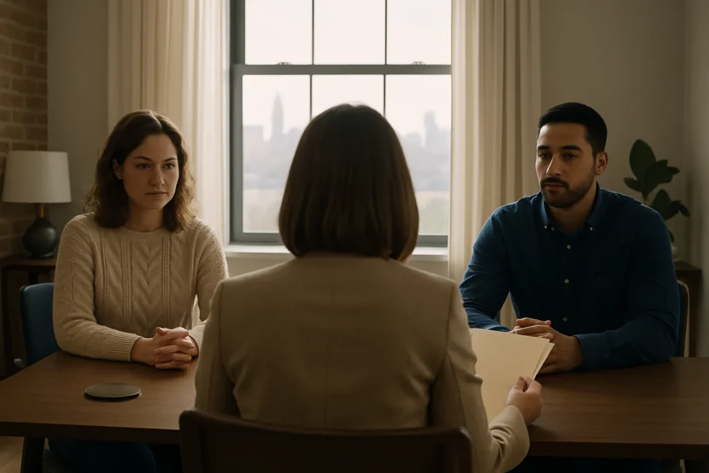 Spouse refuses to sign divorce papers in New York during a Brooklyn divorce consultation