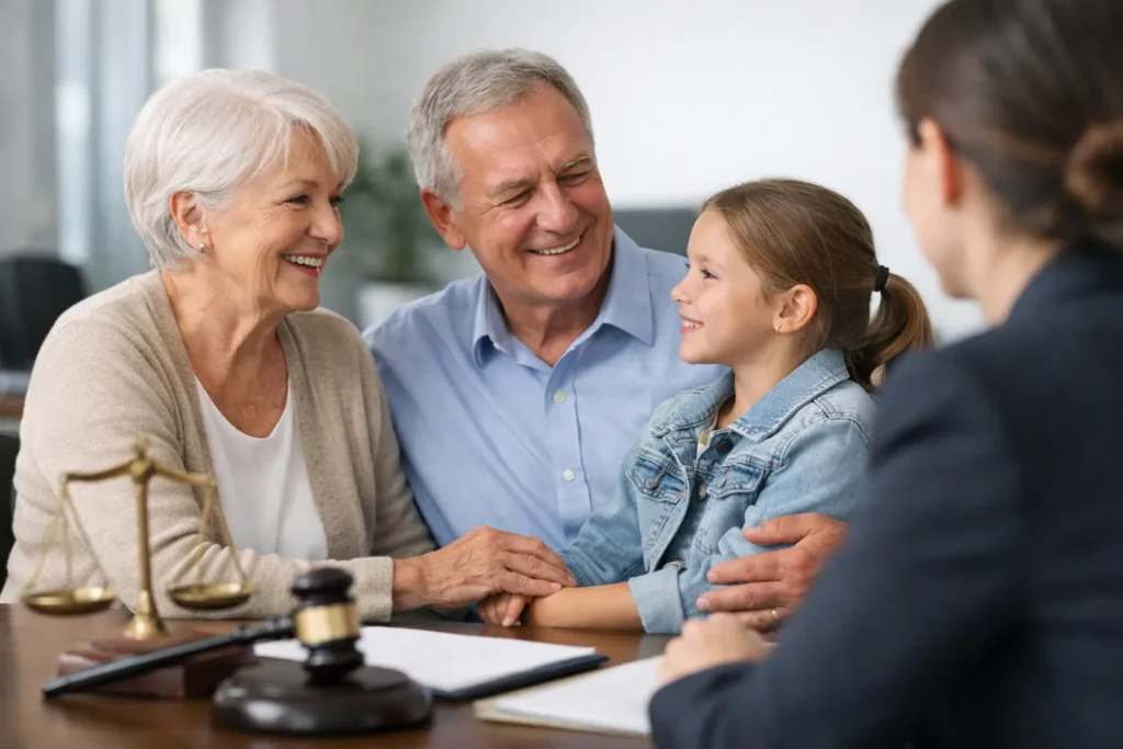 How grandparents visitation rights work
