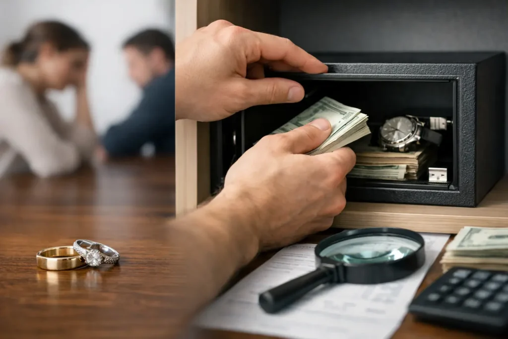 Top Signs of Hidden Assets During Divorce